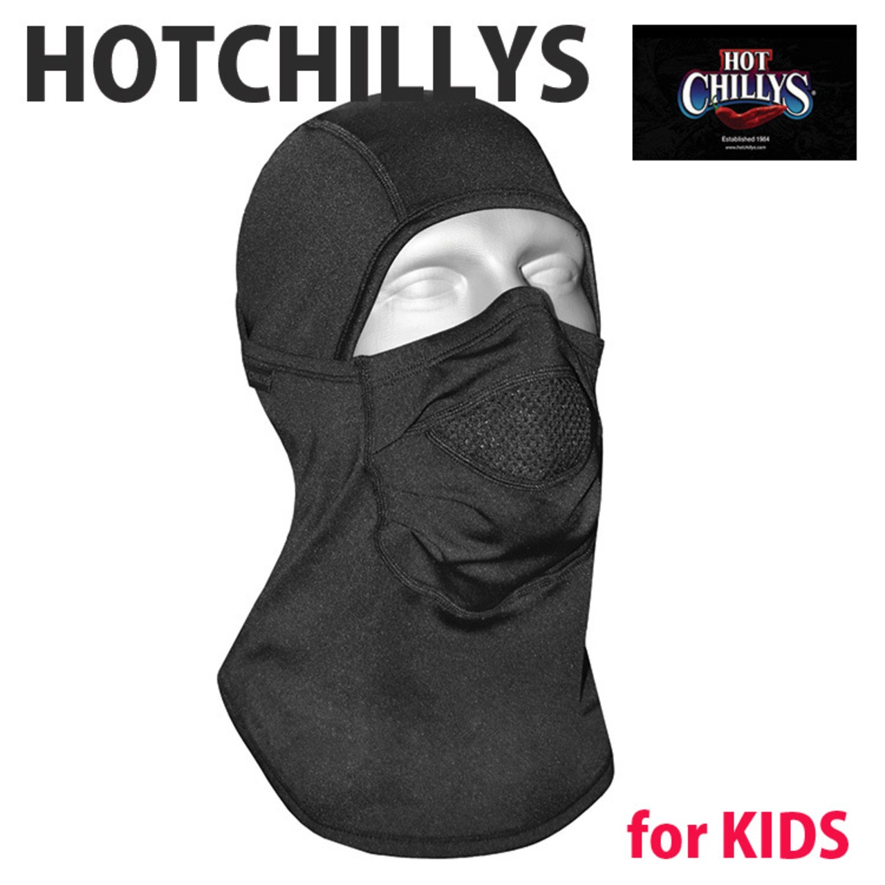 HOT CHILLYS (ホットチリーズ) 子供用 マイクロエリート シャモア マスク コンバーチブル バラクラバ