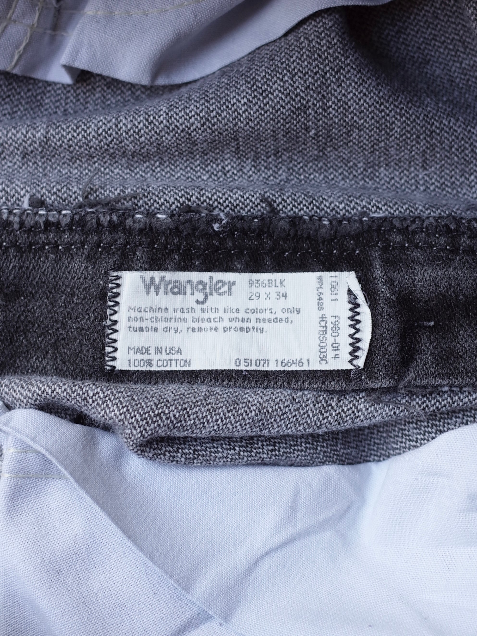90s Wrangler 936BLK W29 | port.