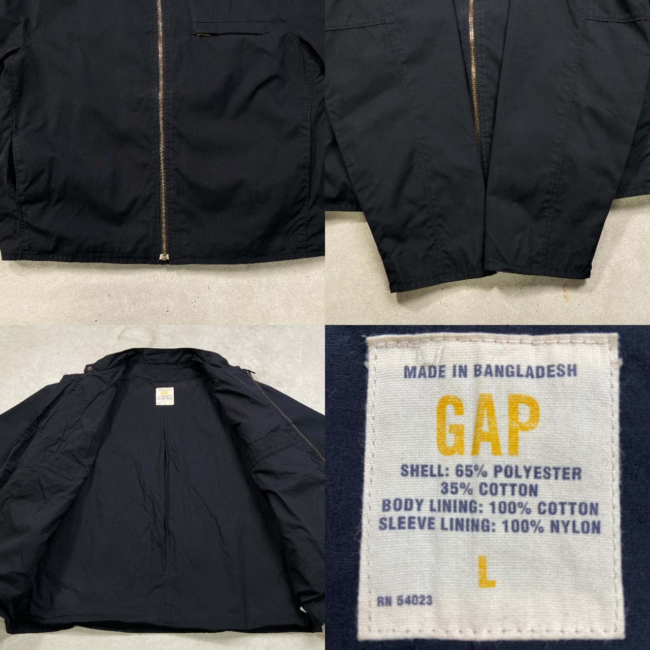 00年代 OLD GAP オールドギャップ ワークジャケット スウィングトップ 