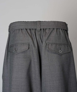 【26AW | MEN】MAISON SPECIAL メゾンスペシャル / 4色シャンブレーウォッシャブルウールプライムワイドスノーパンツ  / 11251461216