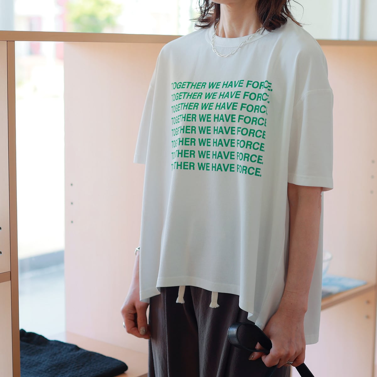 MARGAUX VINTAGE (マルゴーヴィンテージ) TOGETHERl ロゴ パリジェンヌ Tee【レビュー投稿で¥500クーポン!キャンペーン対象商品】