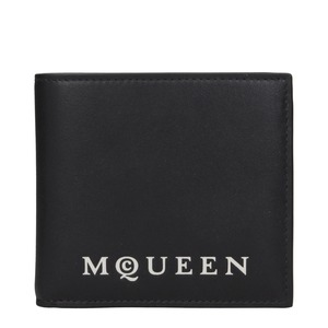 ALEXANDER MCQUEEN アレキサンダーマックイーン メンズ 財布 レザー ブラック