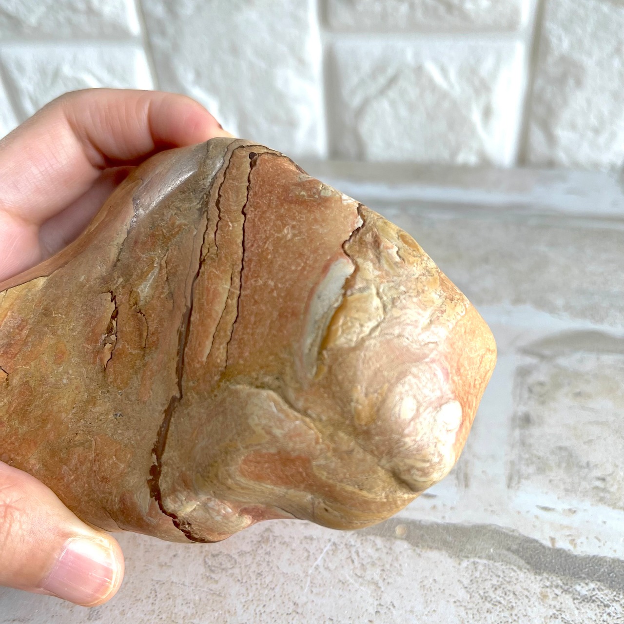 サンドストーン*フリーフォーム*250902-01*天然石*置き物*インテリアストーン