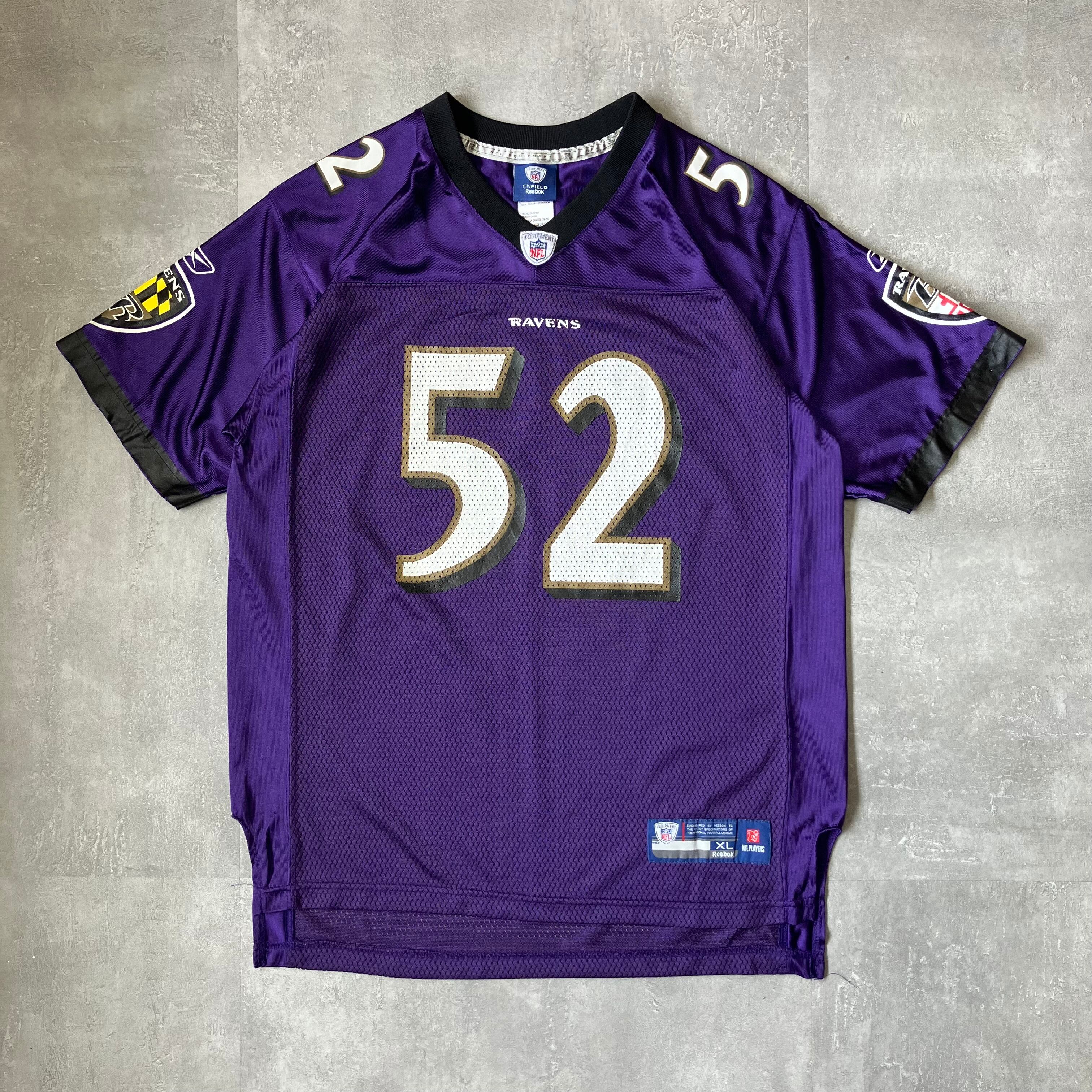 《M size》Reebok リーボック NFL RAVENS ゲームシャツ No.3608