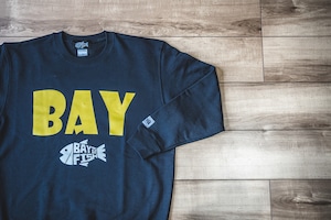 BAY THE FISH × BAYスウェット(ネイビー)