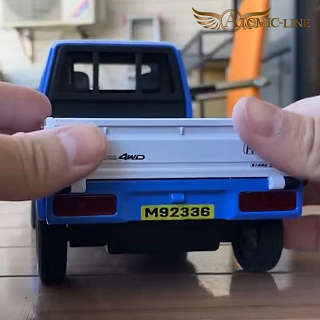 HONDA アクティ 4WD 1/18 ミニカー 全2色 ライト点灯 エンジンサウンド 合金モデル 模型 ジオラマ