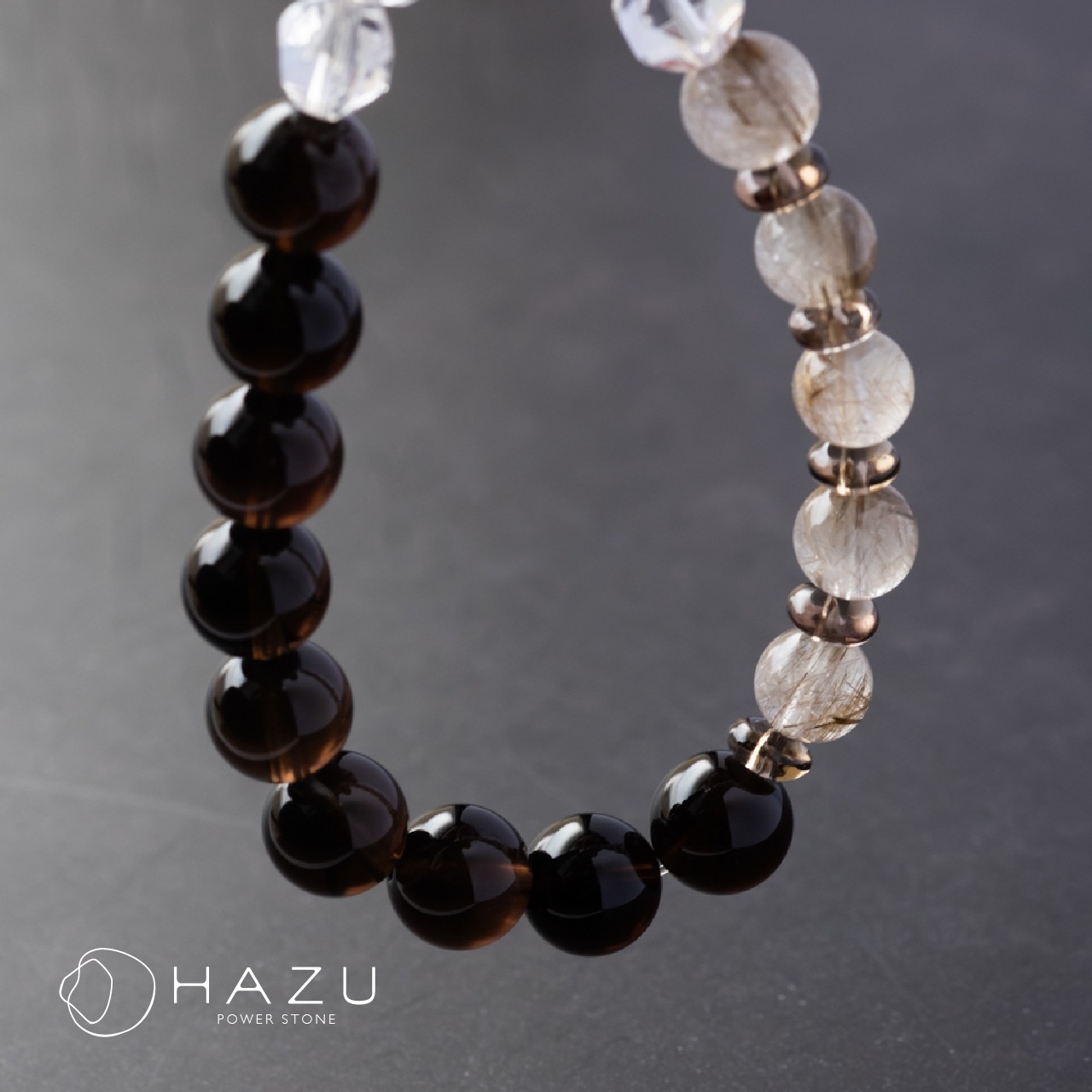 身を守り、道を開く［シルバールチルクォーツ／モリオン／水晶／スモーキークォーツ］