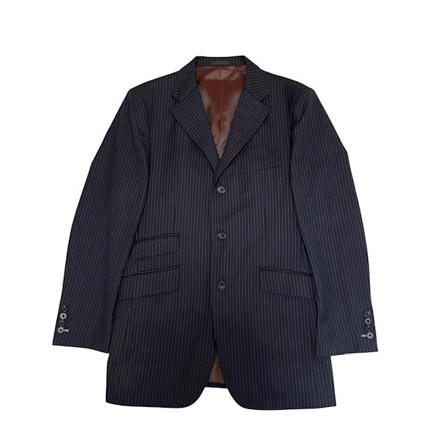 中古 バーバリーブラックレーベル BURBERRY BLACKLABEL スーツ上下