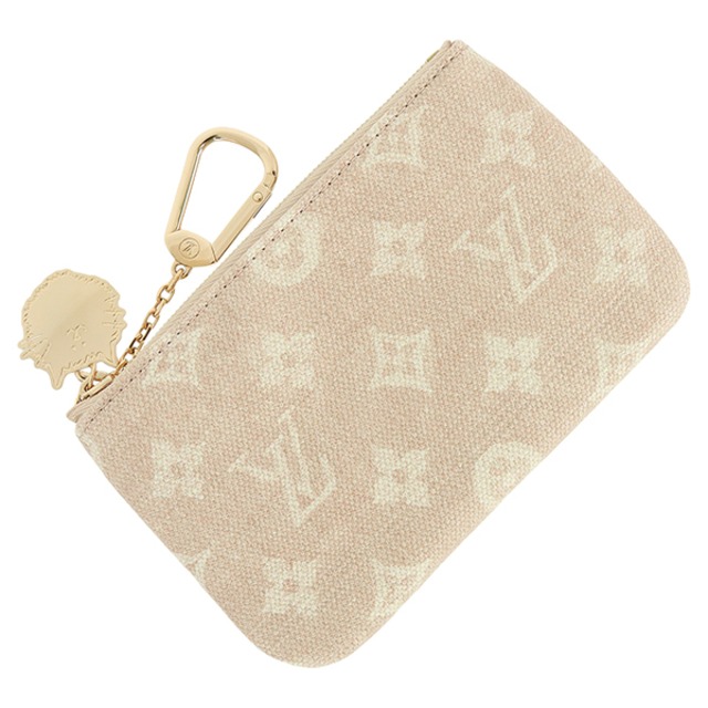 New LOUIS VUITTON ルイヴィトン カードキーケース ポシェットクレ S ミャオウグラム モノグラム キャンバス ベージュ M25758 新品