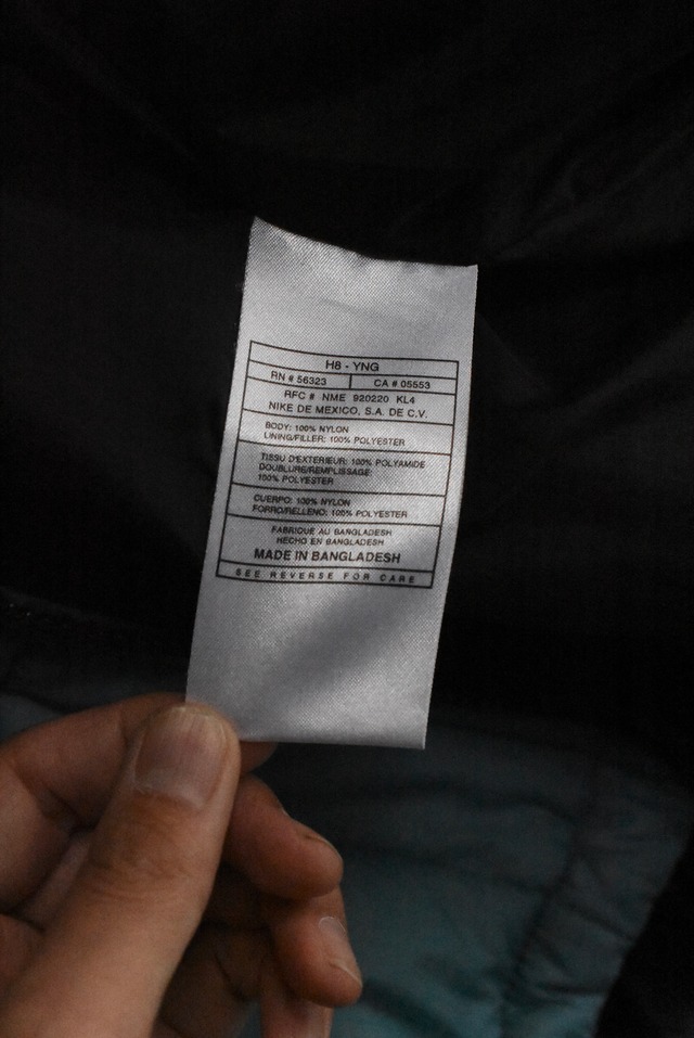 OK／90's "NIKE" ACG PRIMALOFT down jacket