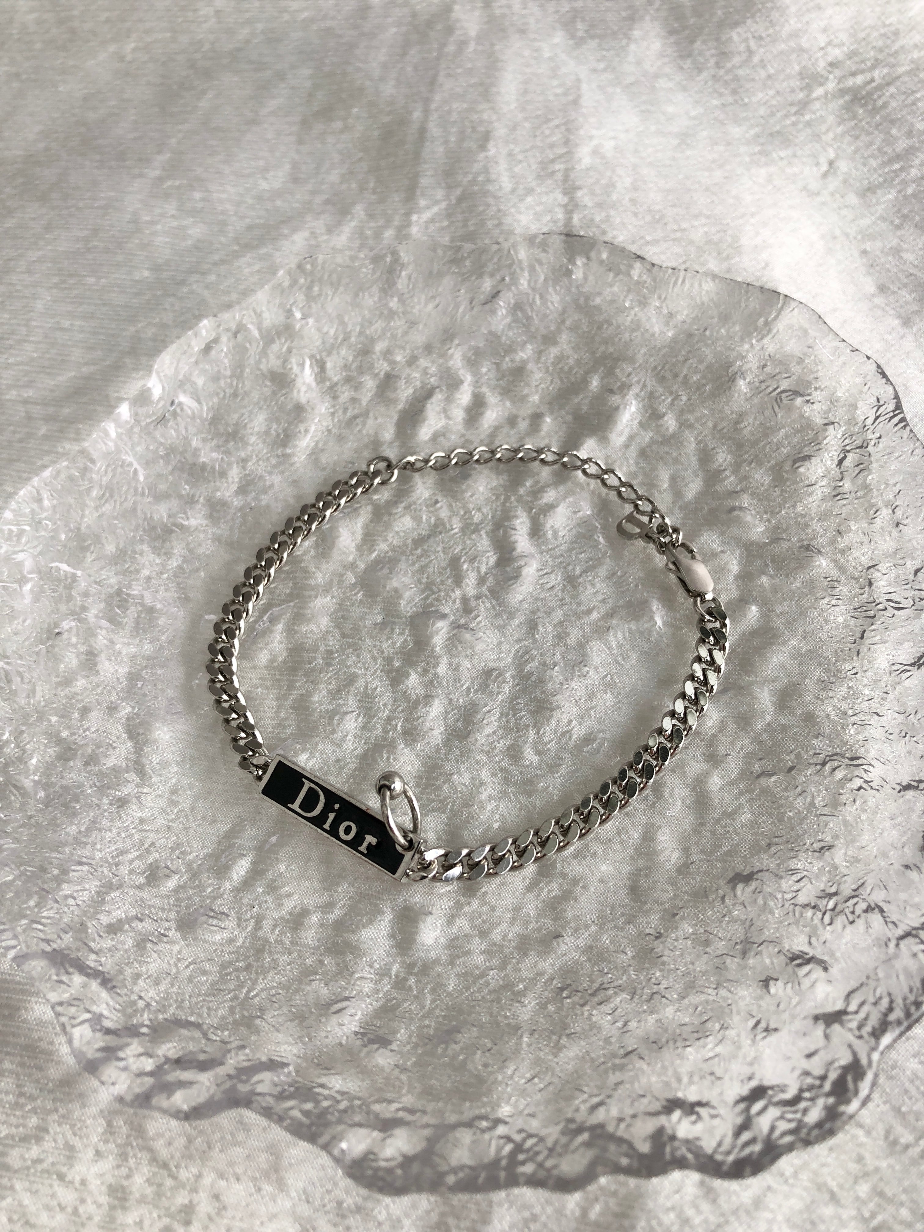 Christian Dior ヴィンテージ ブレスレット ガリアーノ期 シルバー Christian Dior クリスチャン ディオール ブレスレット シルバー