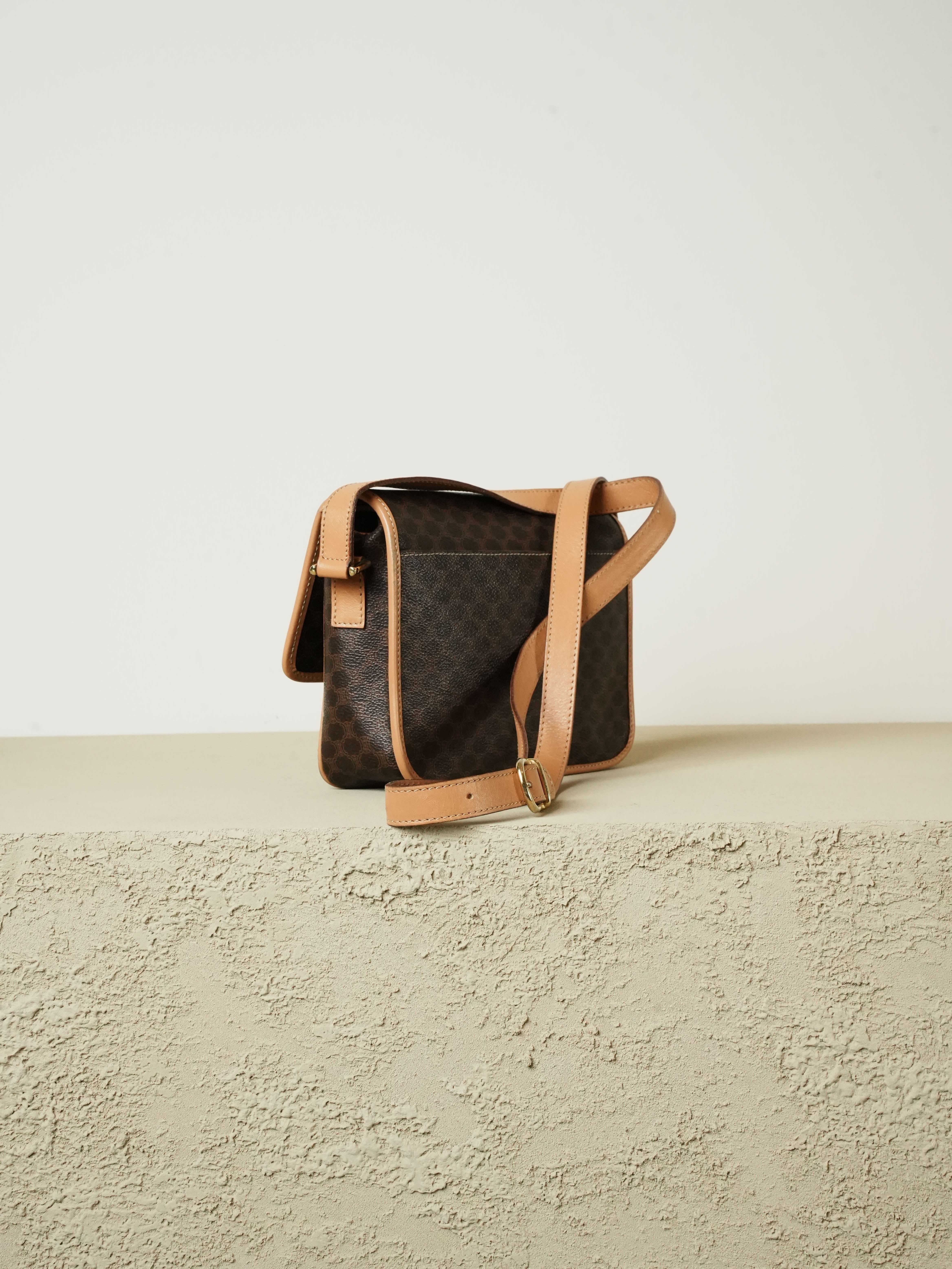 CELINE セリーヌ マカダム柄 サークルロゴ ショルダーバッグ | Raum