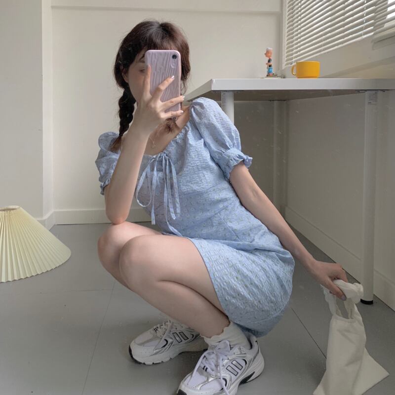 スリーブドレス スプリングスリムスカート 春物 スーパーモール10711184568