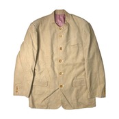 Karl Helmut カールヘルム 裏ギンガムチェック コーデュロイ セットアップ (上)M (下)XL/ベージュ