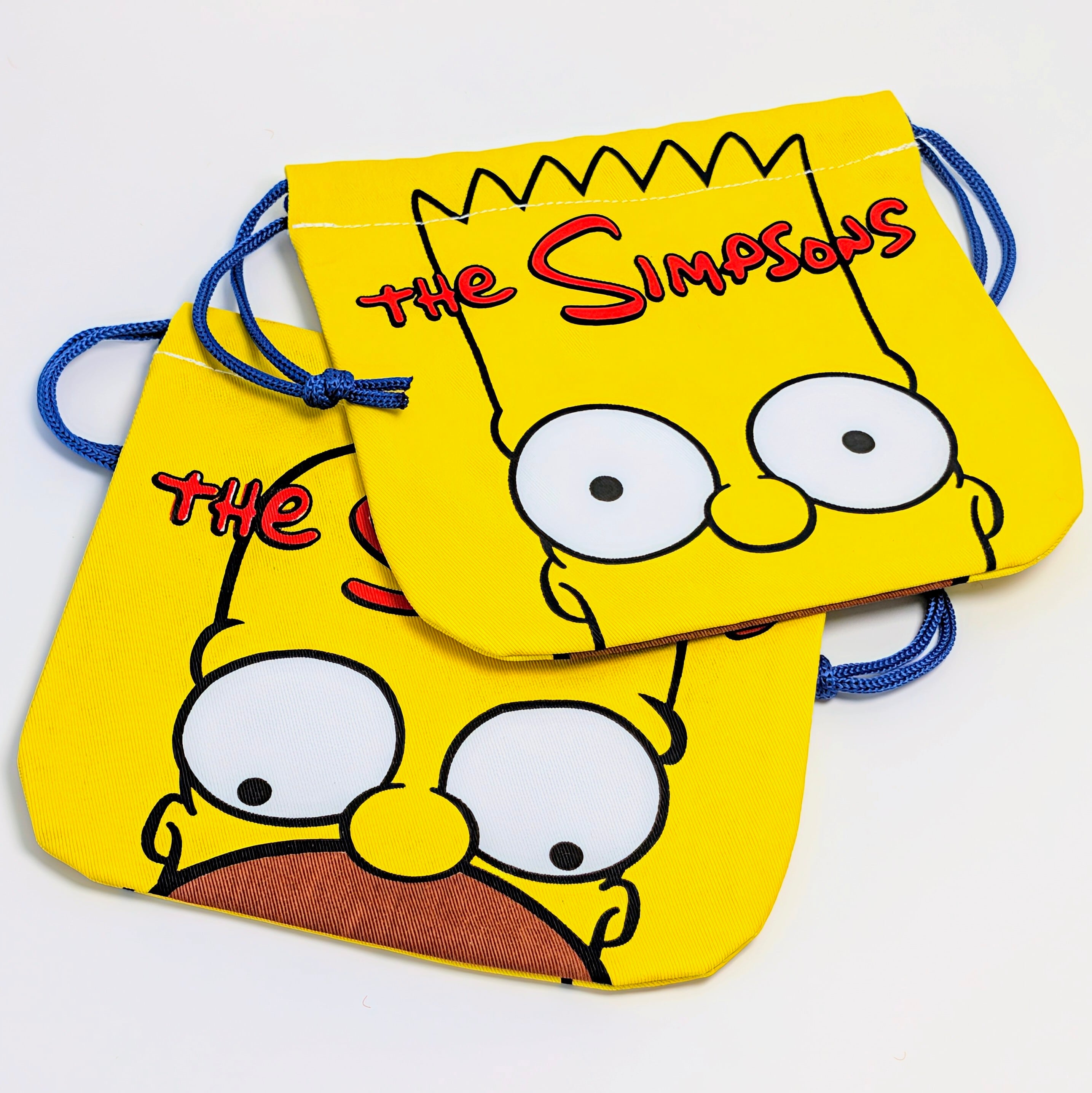 ✨️可愛すぎて何枚も欲しい♡✨️アメリカンキャラクターPURSE【 The Simpsons（ ザ・シンプソンズ ）】ホーマー / バート 巾着袋 〚アメリカン雑貨 アメトイ〛