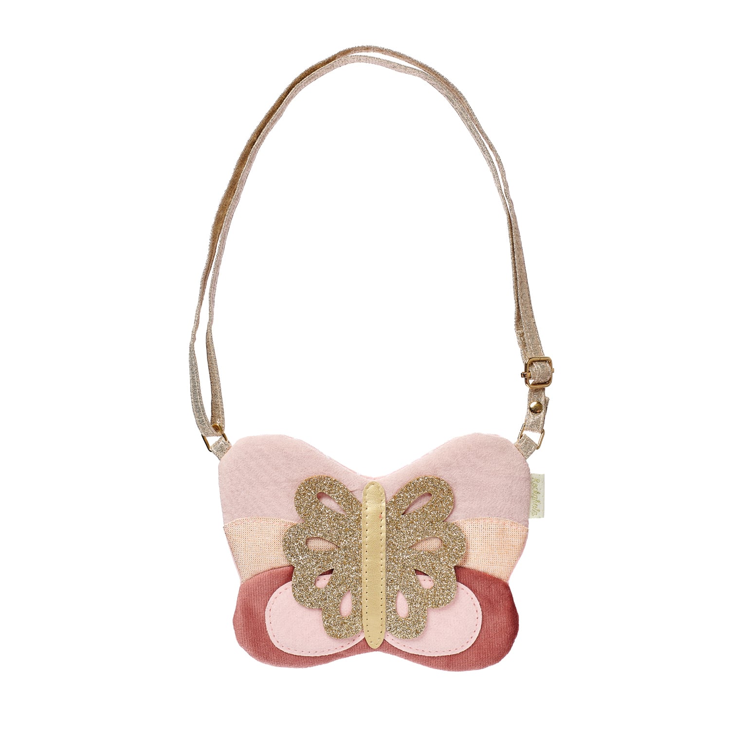 G2407P-Patchwork Butterfly Bag-PINK