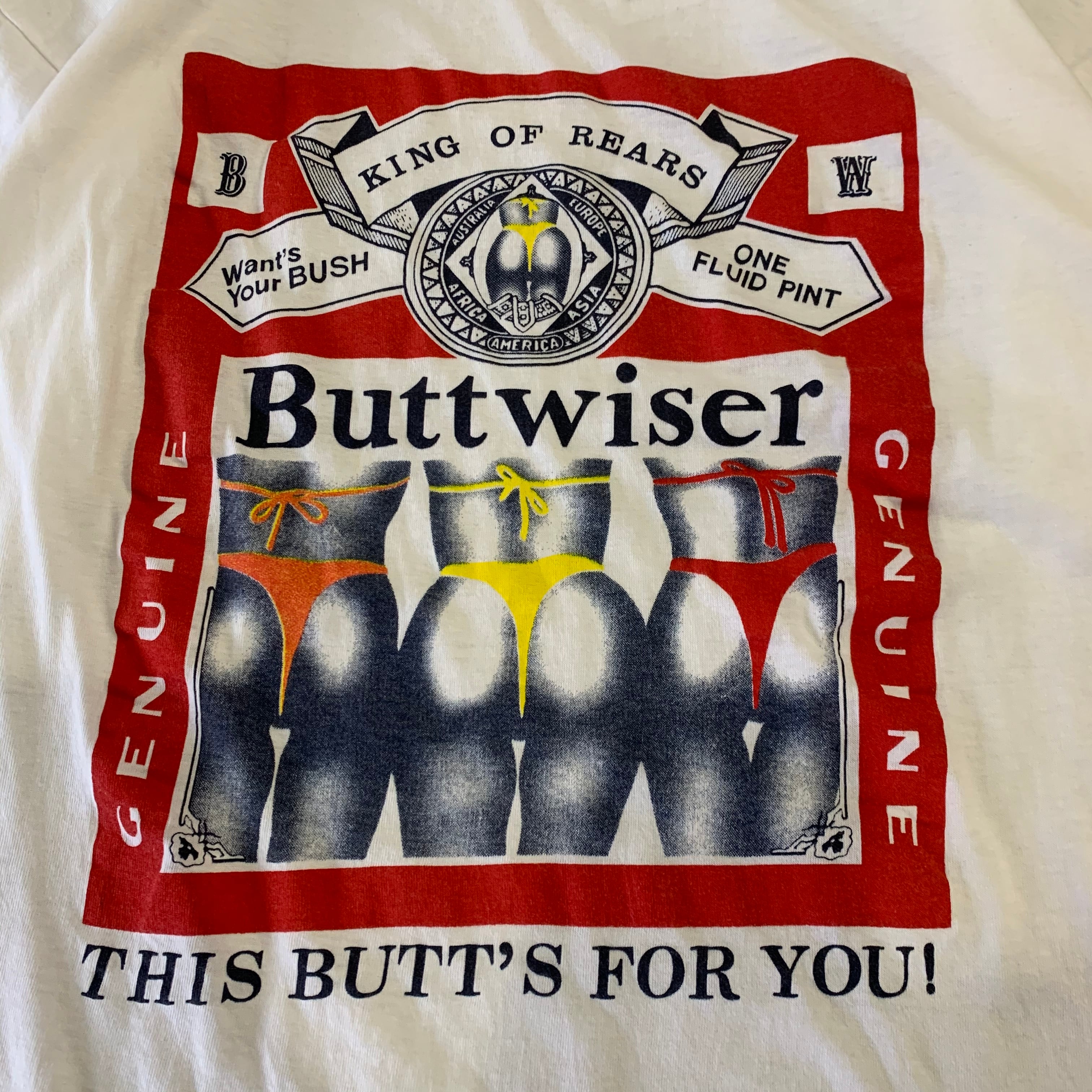 90s buttwiser T-shirt | What