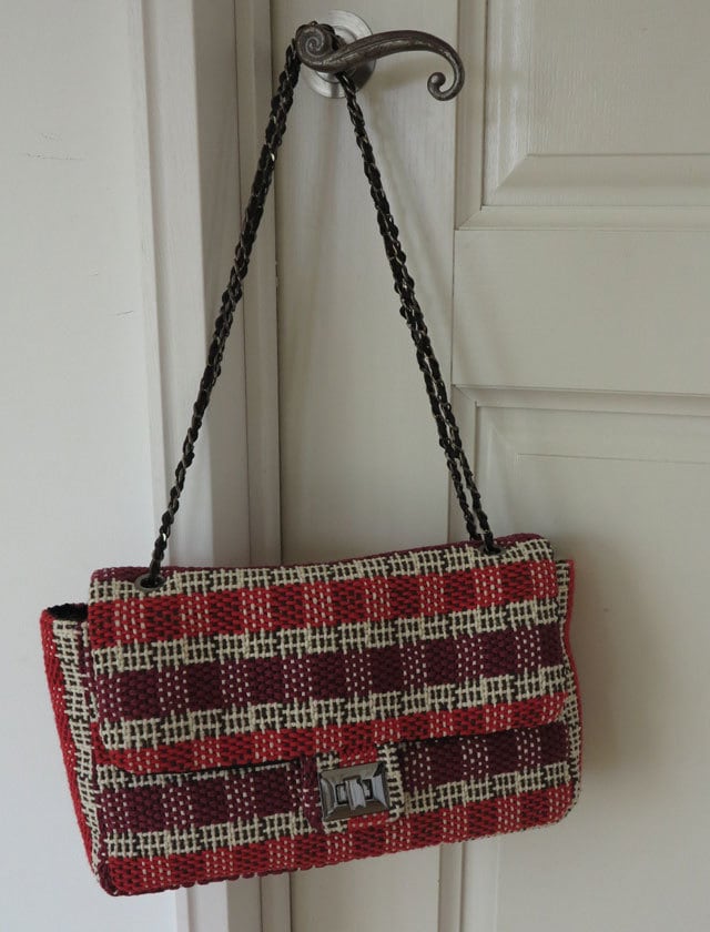 新品 Maria la rosa/マリア ラ ローザ ツイード チェックバッグ MARIA LA ROSA チェックツイードショルダーバッグ：M&R-05 ¥54,800+tax
