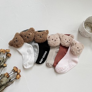 【Socks】クマさん付き可愛いソックス　
