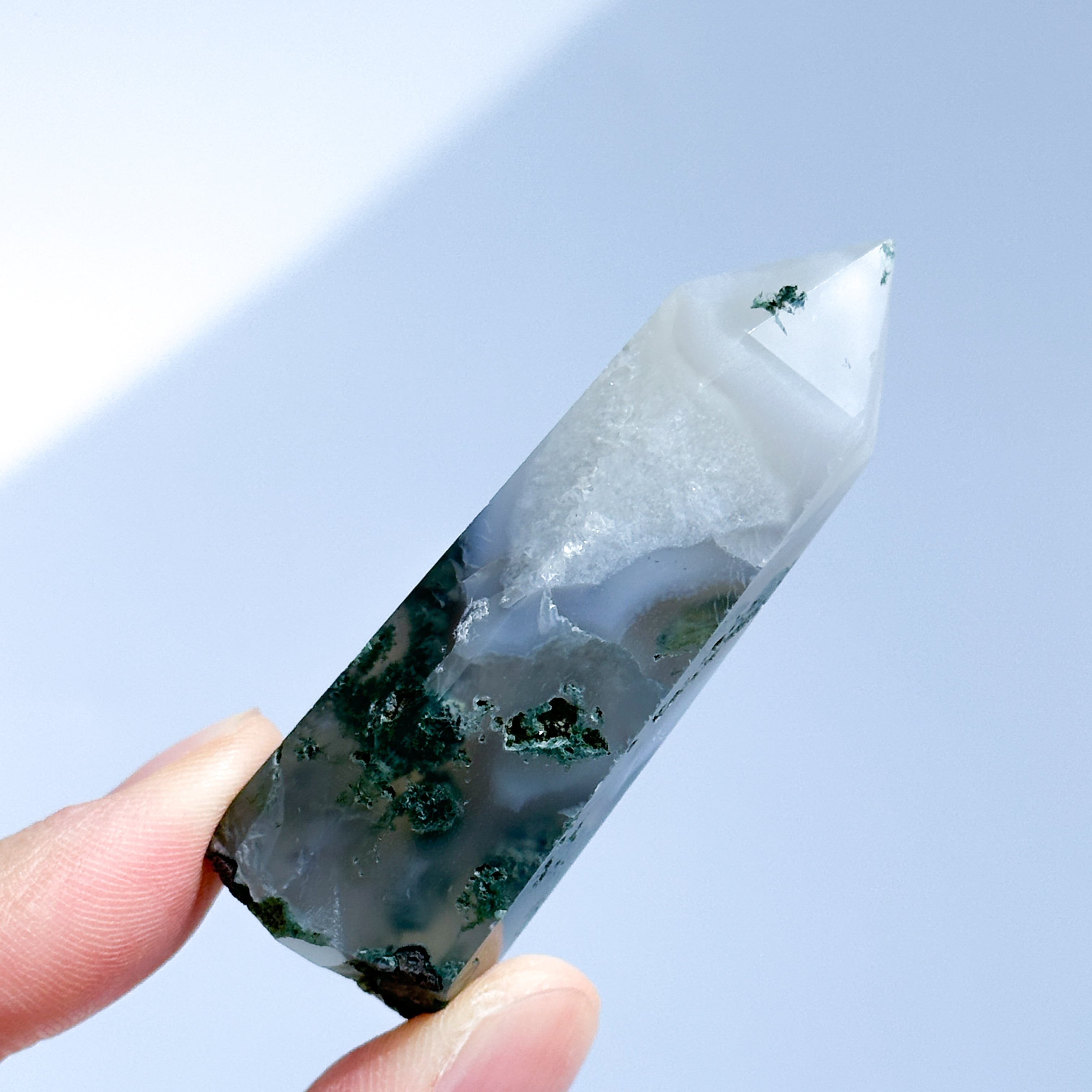 モスアゲート タワー01◇ Moss Agate ◇天然石・鉱物・パワーストーン