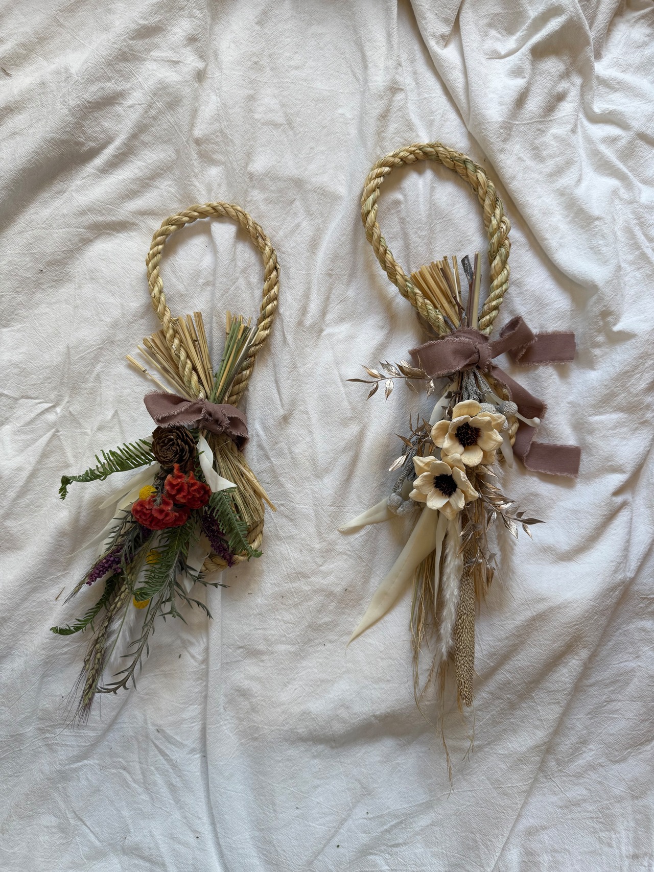 しめ縄飾り八の字　