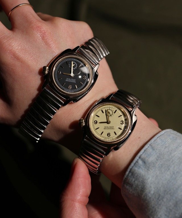 VAGUE WATCH CO. / TAKAHIROMIYASHITA The SoloIst. Coussin BEGINNING 32mm/16mm (BLACK)