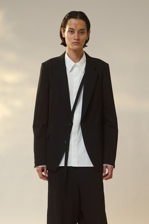 2BS Trim Belt JKT / ﾜｯｼｬｰ加工高密度ｷﾞｬﾊﾞｼﾞﾝ / M732-J54-100