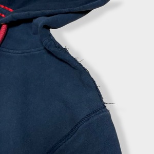 【47】レッドブル アイスクロス redbull crashed icd パーカー ロゴ プリントプルオーバー スウェット フーディー hoodie M FORTY SEVEN BRAND くすみカラー us古着