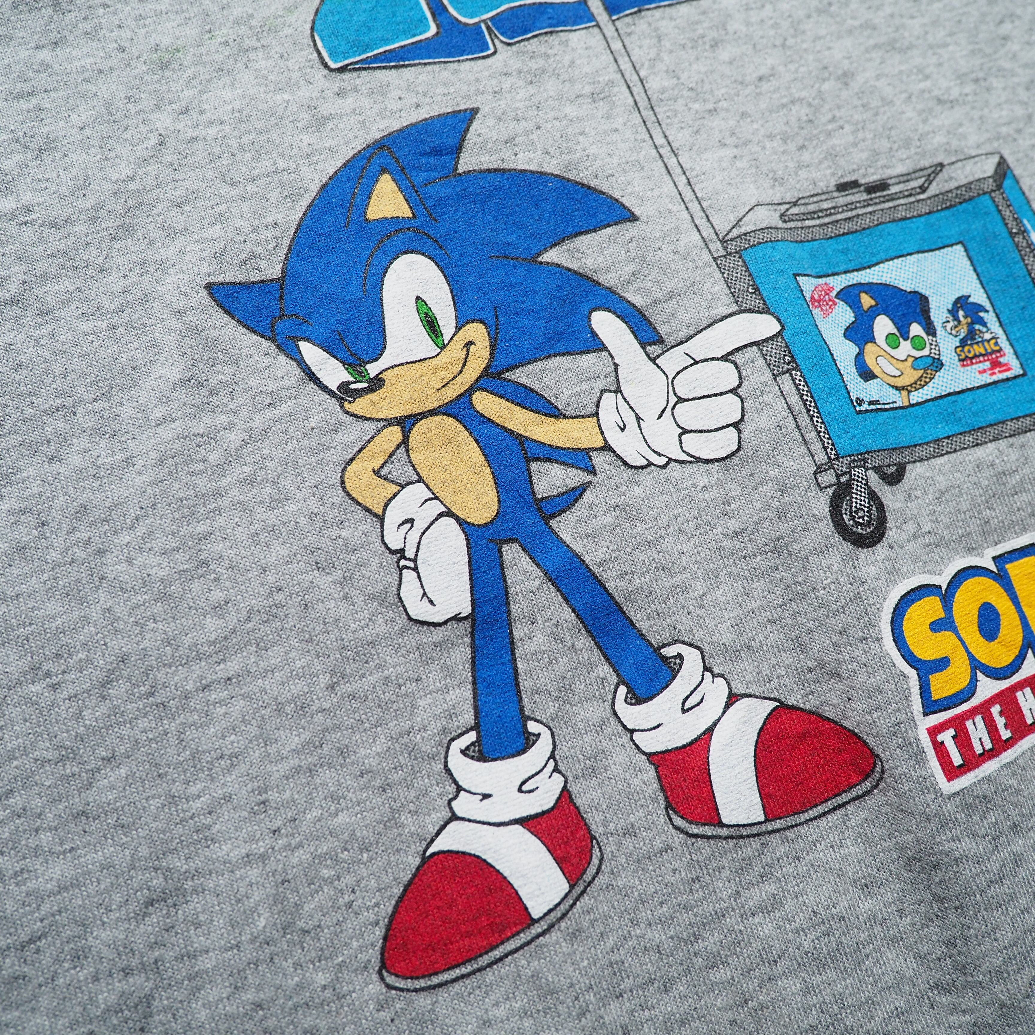2000s ” Sonic the Hedgehog ” graphic printed Tee