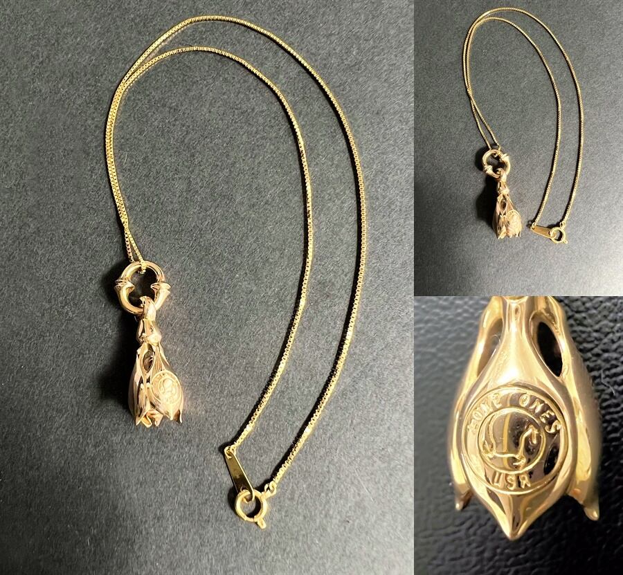 ロンワンズ / LONE ONES K18 Tear Bell ティアベル ペンダント S