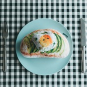 Plush Toy Avocado Egg Toast