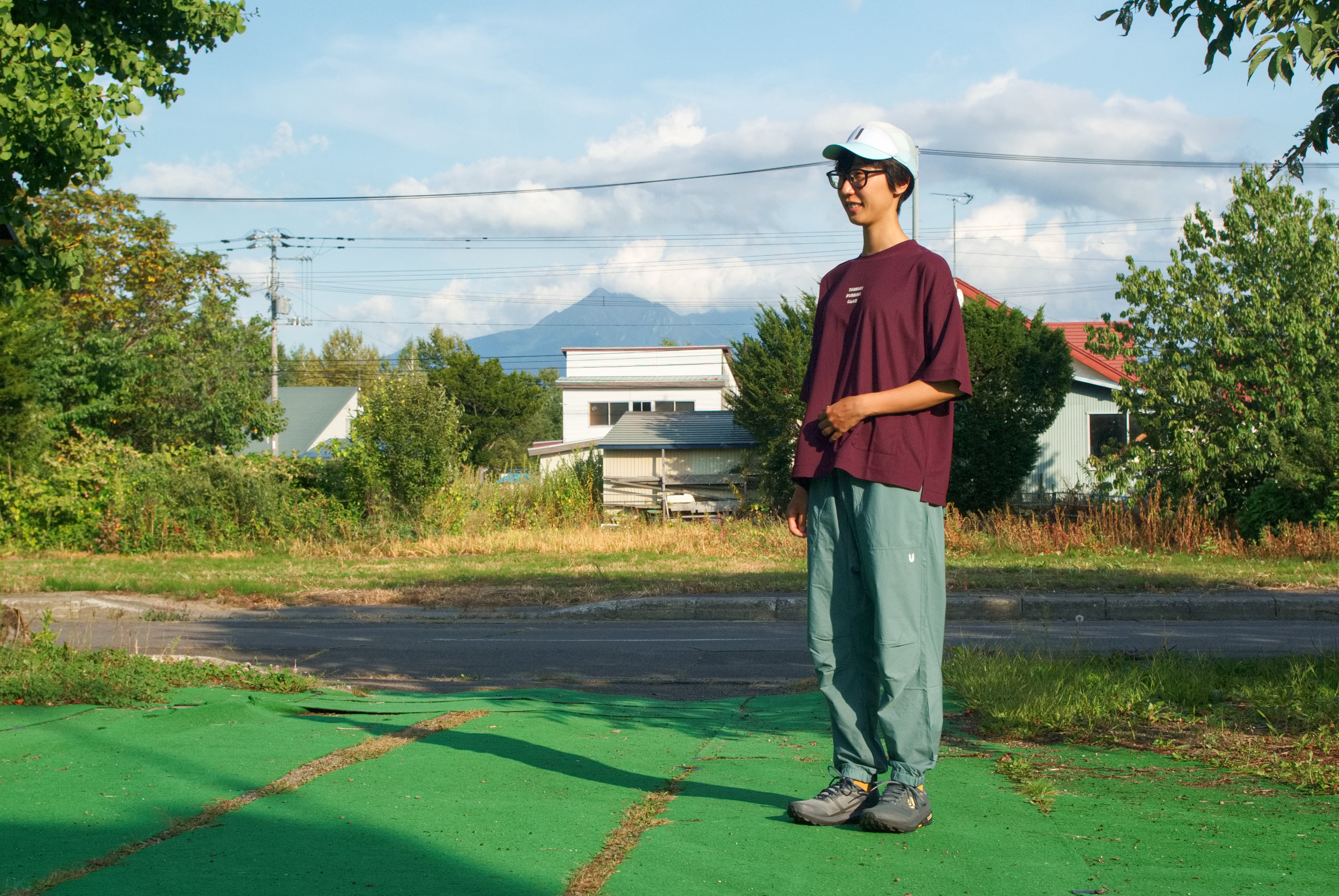 TANNUKI Running(タヌキランニング) Sato Wind Pant2(サトウインドパンツ) Blue Grey
