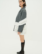 CLANE FRILLED TAILORED JACKET