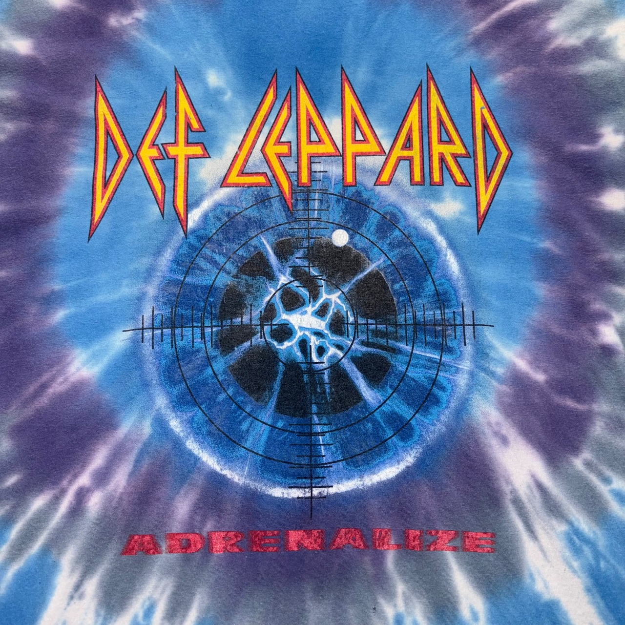 DEF LEPPARD tie-dye music tee “ADRENALIZE”