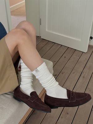 【即納商品】thick rib socks