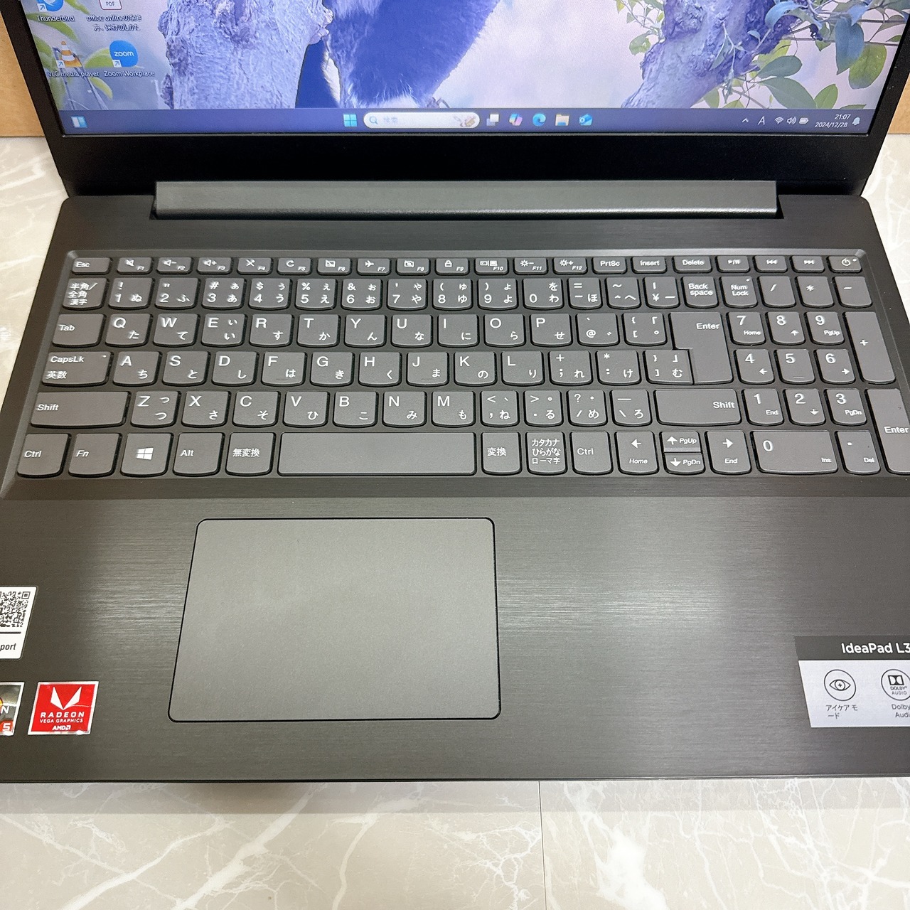 極美品/Lenovo Ideapad L340/Ryzen 5 3500U/メモリ8GB/SSD256GB/人気ノートパソコン