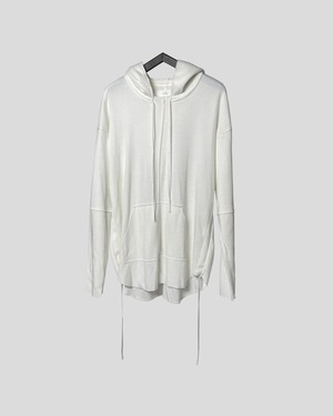 ASKYY / DOCKING HOODIE KNIT / ECRU
