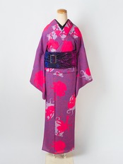 【受注商品】RumiRockセオαゆかた「タコタコ唐草」赤タコ　[A1701]
