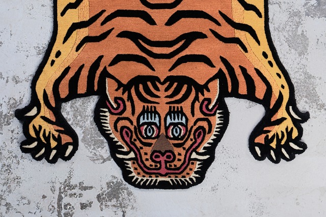 Tibetan Tiger Rug 《Mサイズ•ウール・オリジナル3・クラシックカラー332》チベタンタイガーラグ