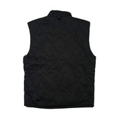 Paradiso パラディーゾ リバーシブル 中綿 ジップアップ ベスト L/ブラック ホワイト y