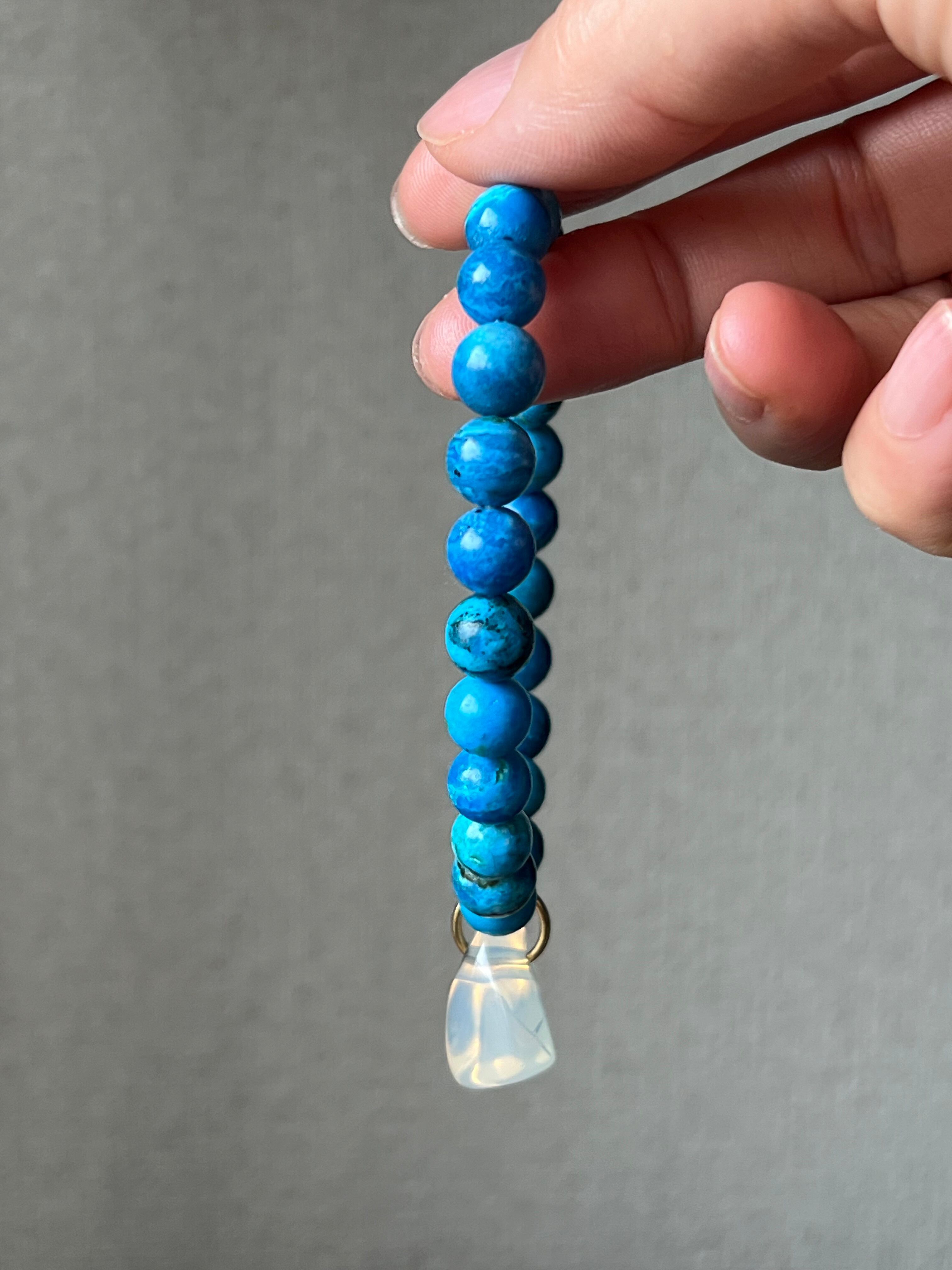 ブルーオパール のデザインブレス ブルーオパールブレスレット - 埼玉県吉川市の天然石専門店