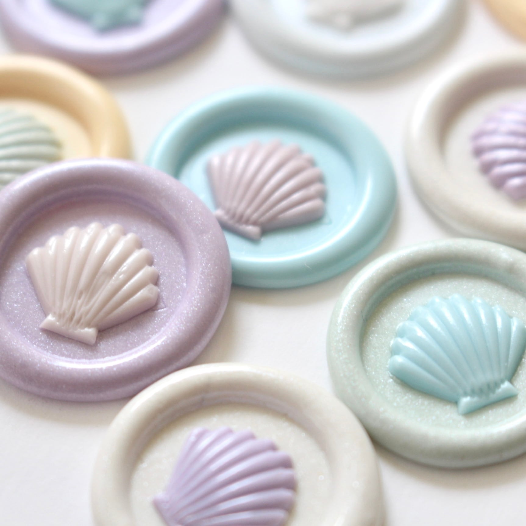 Wax seal stamp│Mini shell【15mm】 | シーリングスタンプ