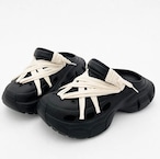 Cross Strap Volume Mules