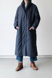 Navy padded ski coat