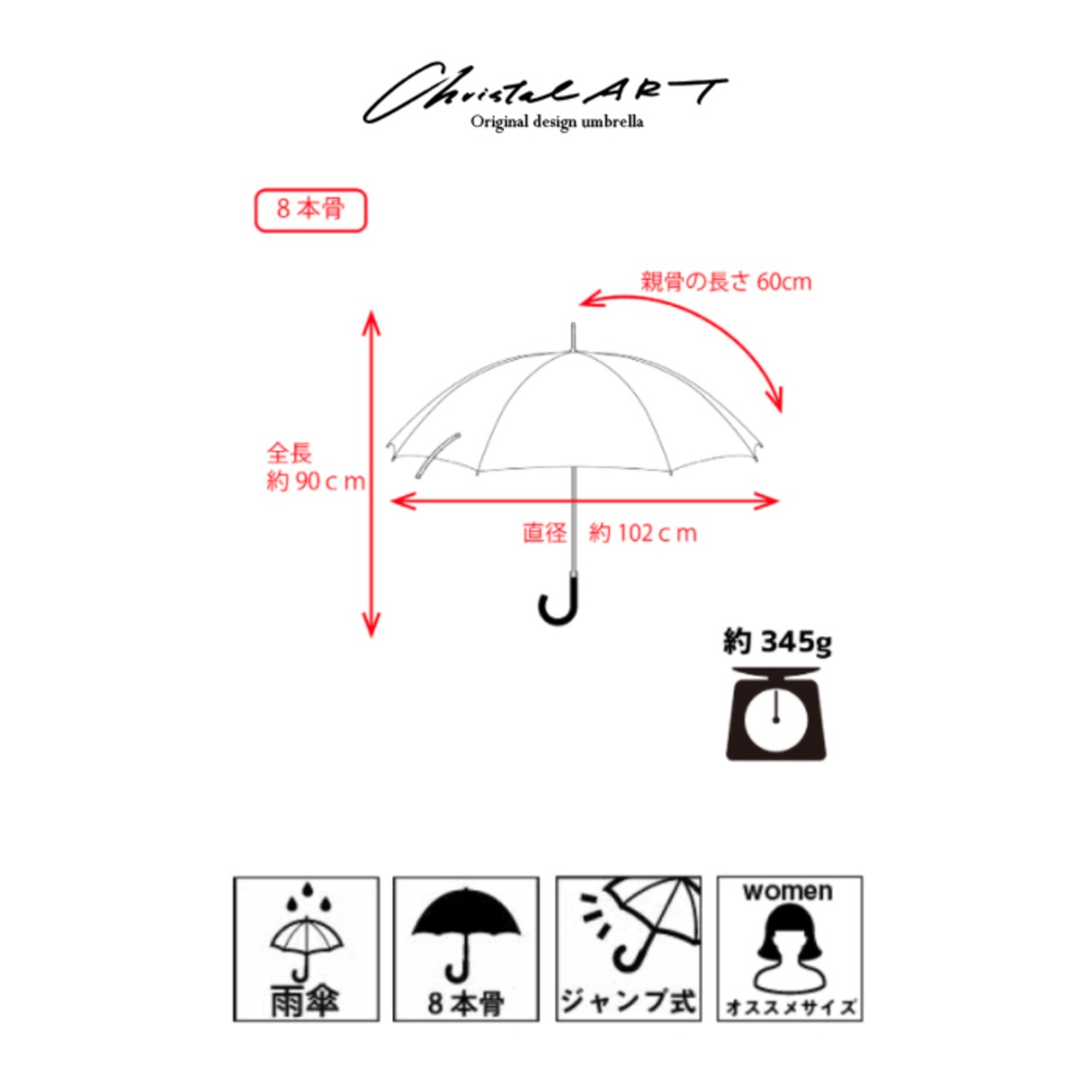 ◆受注生産◆「ネコアリス柄」雨傘専用