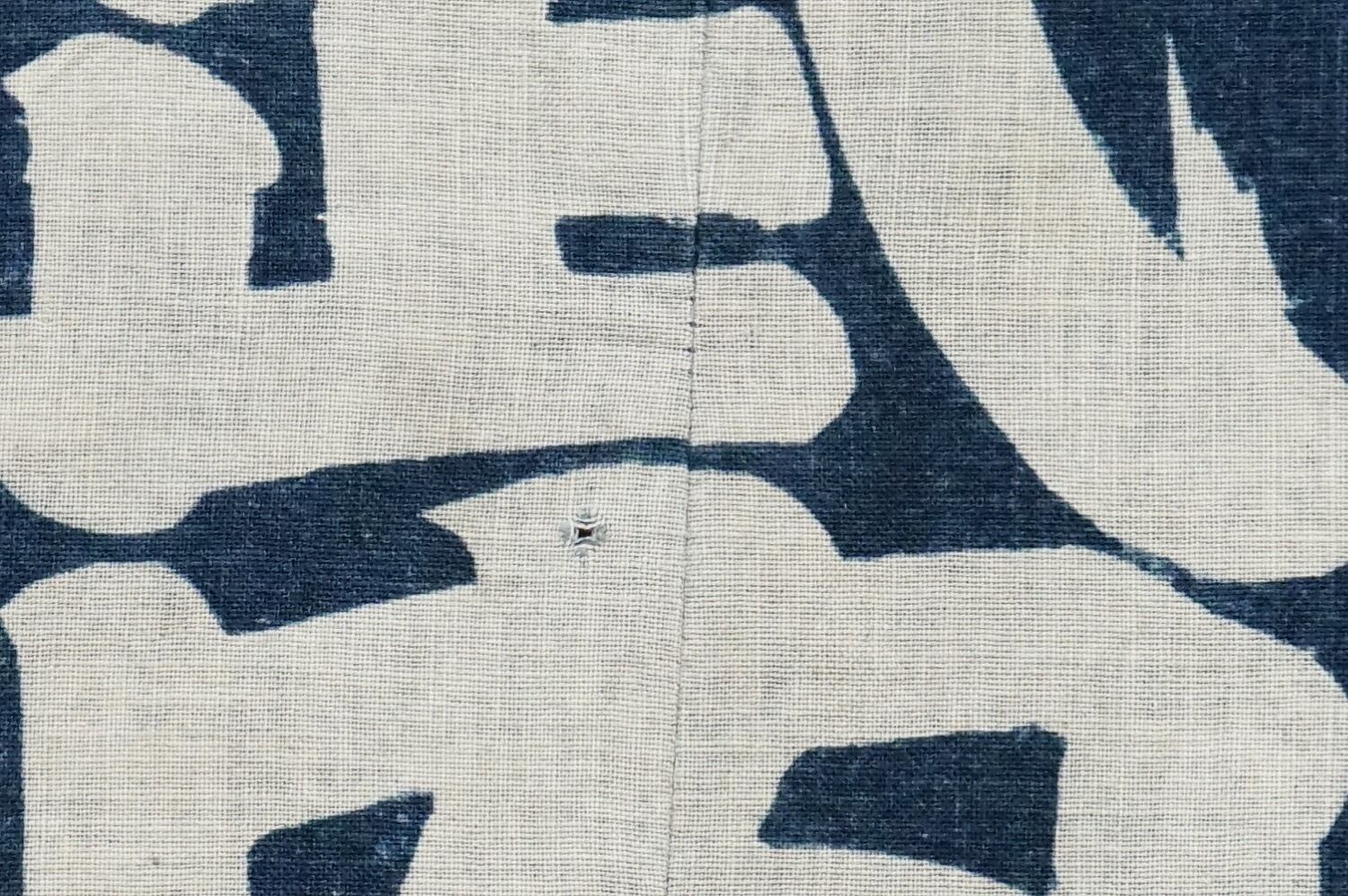 341 火消し半纏 消防 藍染 木綿古布 アンティーク ヴィンテージ