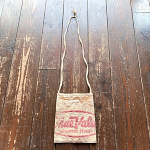 【 RE:MAKE 】50-60's Cotton WORK Apron 〝4 Pocket 〟Shoulder Bag ④