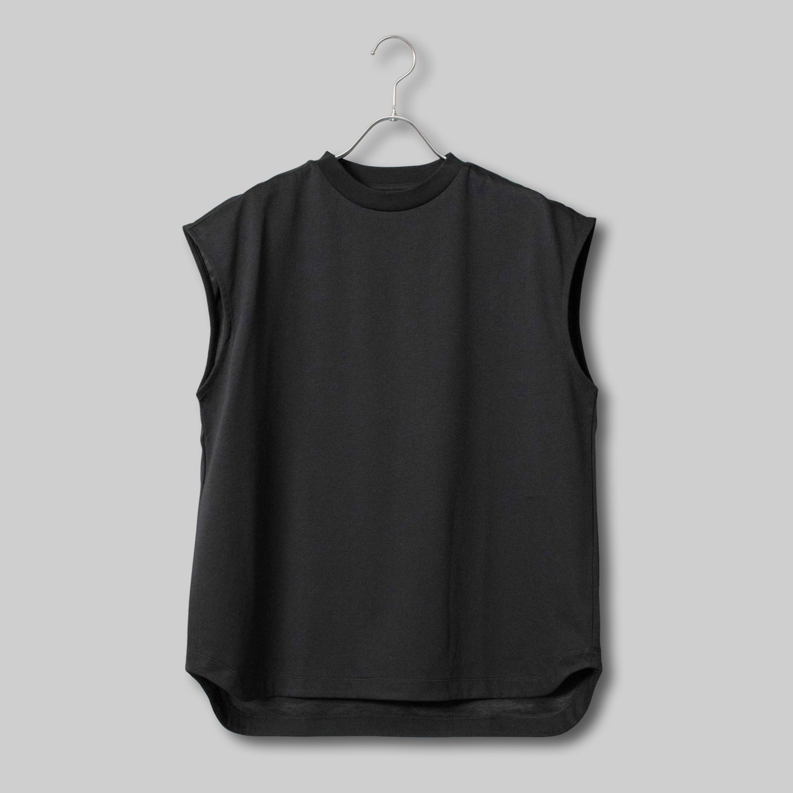 ブリージー ノースリーブドレスシャツ / Breezy Sleeveless Dress Shirt #BLACK