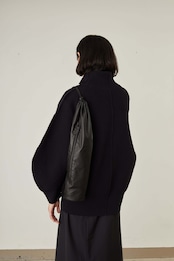 i’m here - TUBE Leather Bag :Black|チューブ型/カウレザー