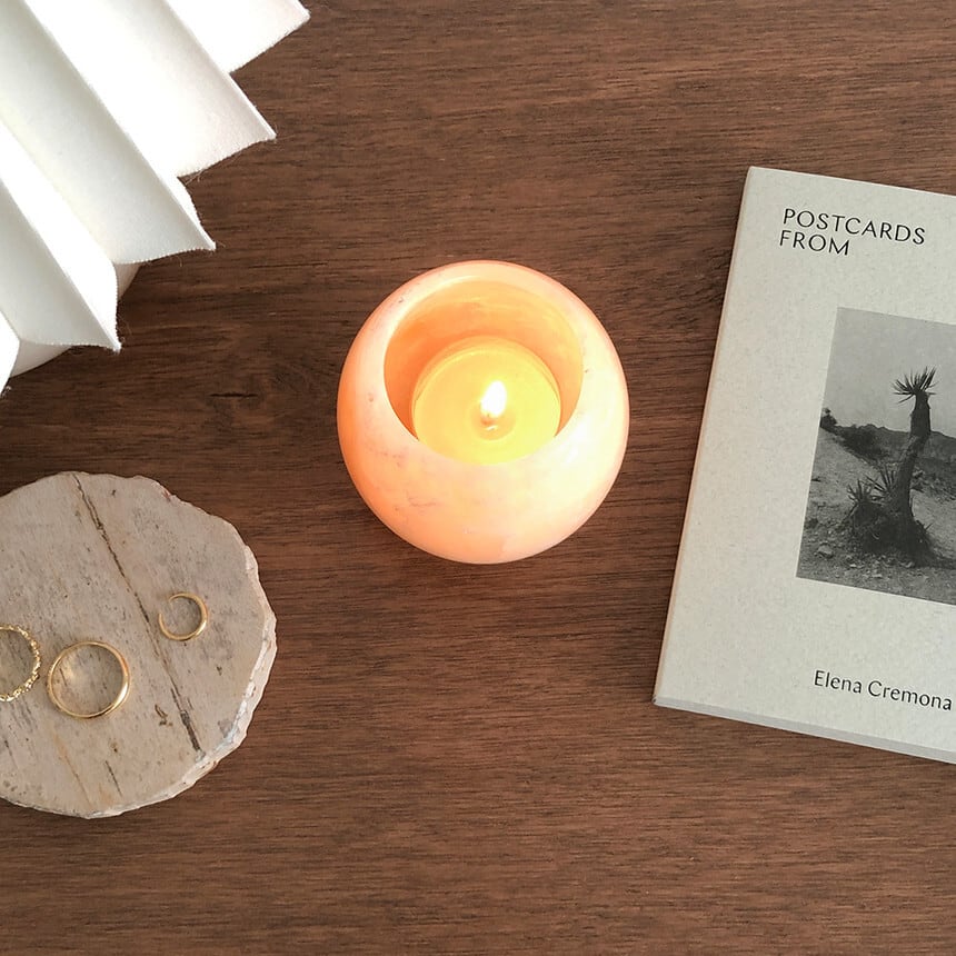 marble candle holder / マーブル ティーライト キャンドルホルダー